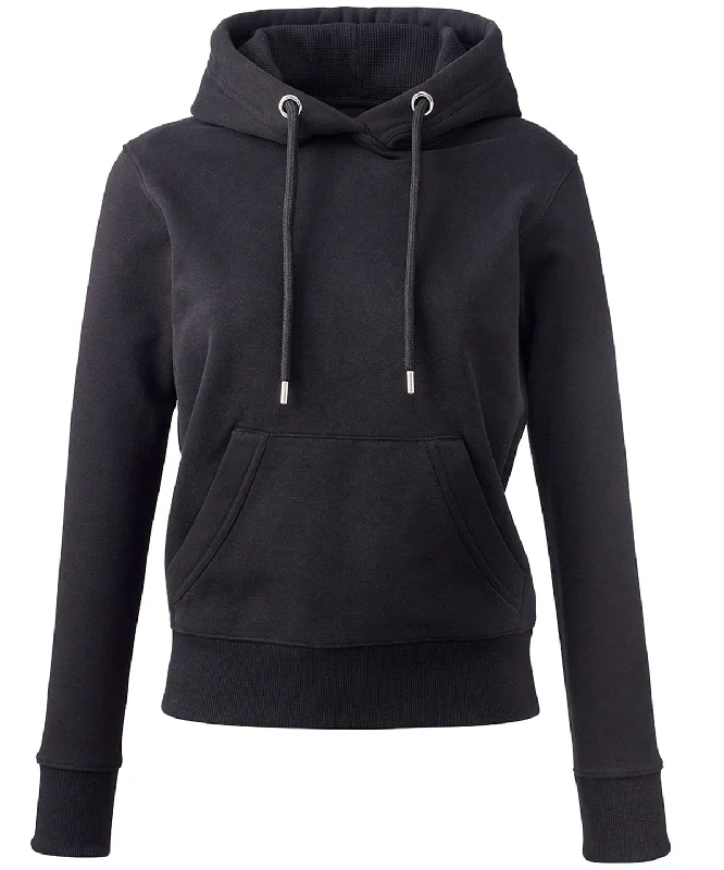 Black - Women's Anthem hoodie Sleeveless Linen Jumpsuit