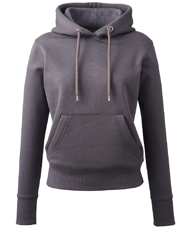 Charcoal - Women's Anthem hoodie Elegant Tailored Jumpsuit
