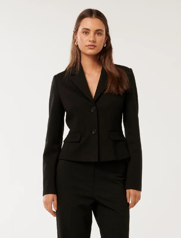 Elleanor Two Button Blazer Adjustable Strap Overalls