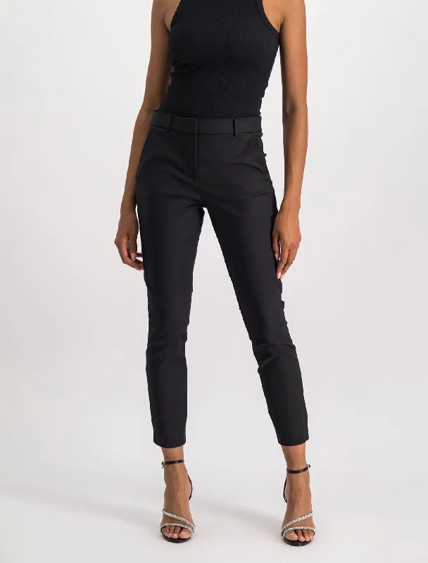 Faye Full Length Slim Pants Cropped Wide-Leg Overalls