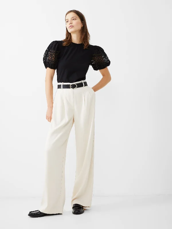 Harrie Tailored Trousers Ribbed Knit Overalls