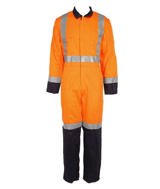 Lightweight 100% Cotton, Hi Vis, Transit Zip Overall Button-Up Corduroy Overalls