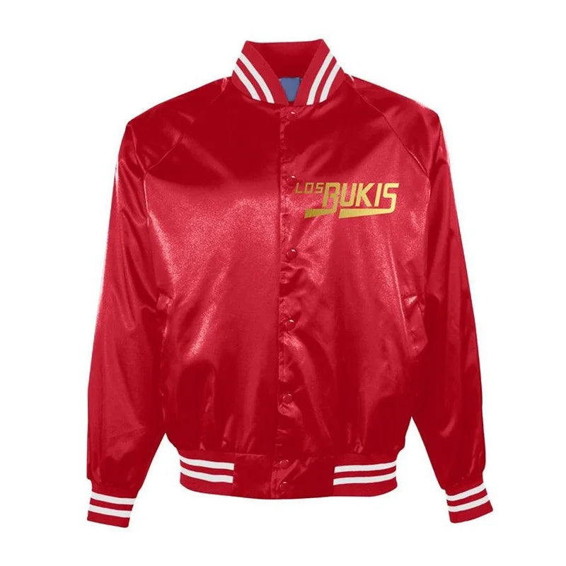 Los Bukis Satin Bomber Jacket Soft Touch Satin Bomber