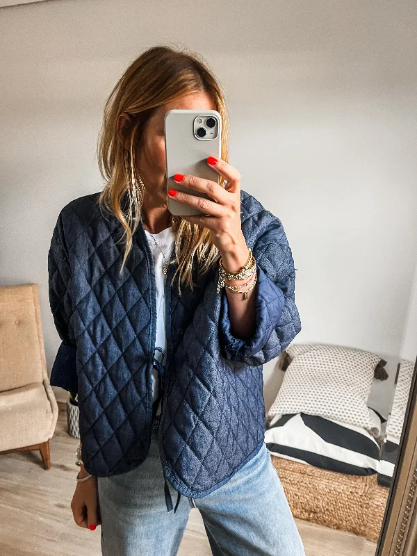 Padded Jacket Street Style Jumpsuit