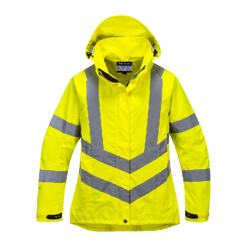Portwest LW70 Ladies Hi-Vis Breathable Jacket Roomy Pocket Jumpsuit