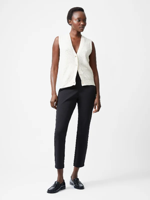 Street Twill Skinny Trousers Vintage-Inspired Jumpsuit