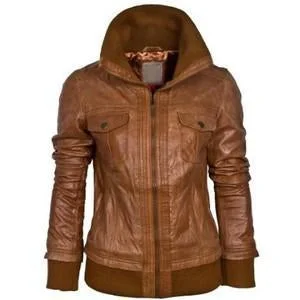 Super Mekkway Women Bomber Leather Jackets Striped Jacket Polka Dot Jacket Floral Jacket