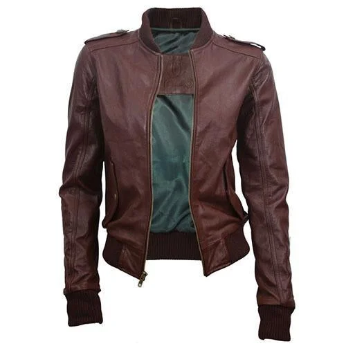Super Tweed Women Bomber Leather Jackets Print Jacket Jacquard Jacket Patchwork Jacket