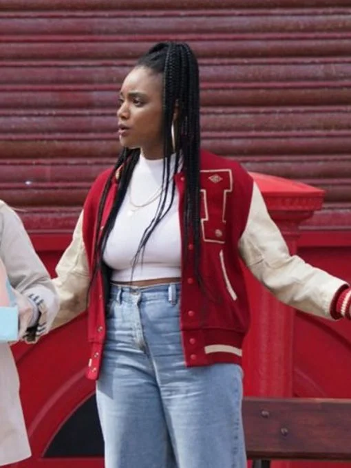 The Almond And The Seahorse Rachel Adedeji Varsity Jacket Trendy Cropped Bomber