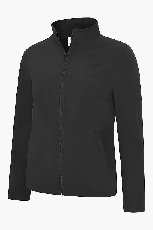Ladies Classic Full Zip Soft Shell Jacket Warm Fleece Overalls