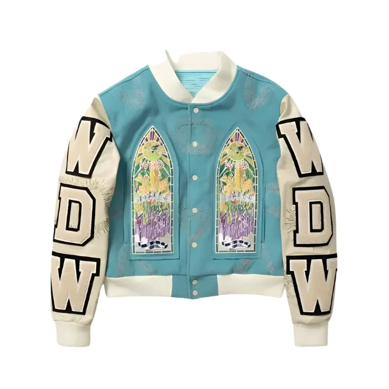 Who Decides War Varsity Jacket For Unisex Short Zip Bomber