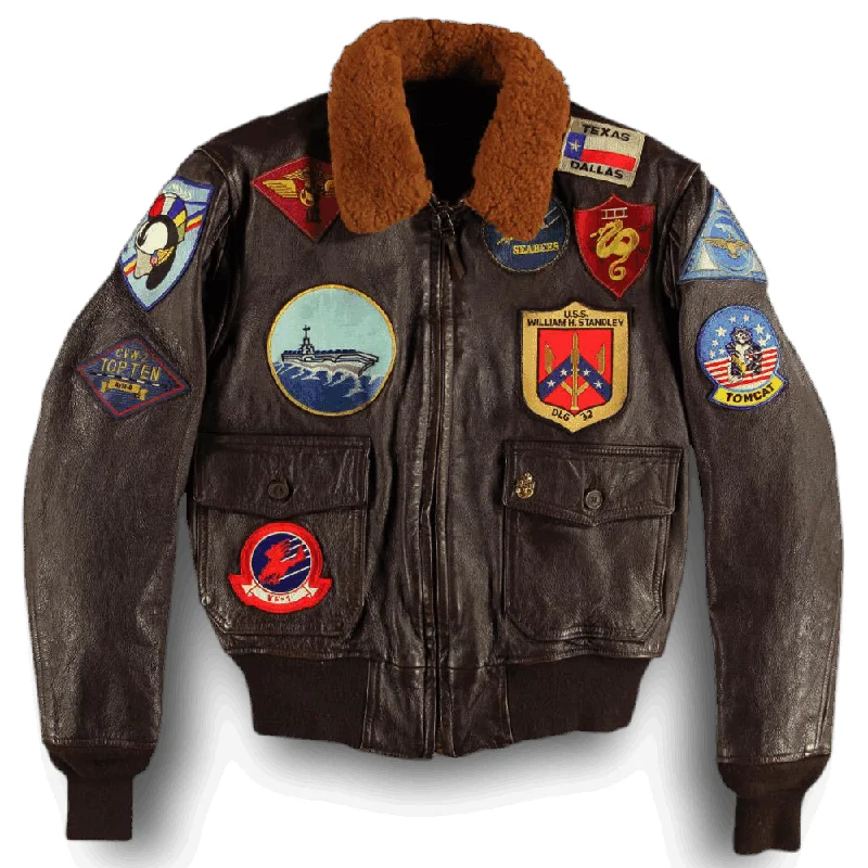 WOMAN's G-1 TOP GUN Fitted Jacket Loose Jacket Oversized Jacket
