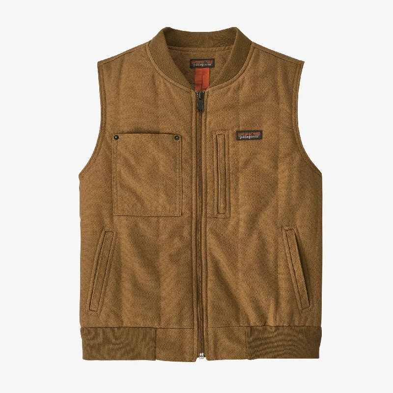 Women's All Seasons Hemp Canvas Vest Deep V-Neck Jumpsuit