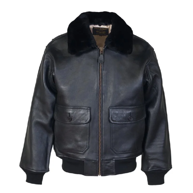 WOMEN's BLACK G-1 Leather Flight Jacket Knit Jacket Woven Jacket Fleece Jacket