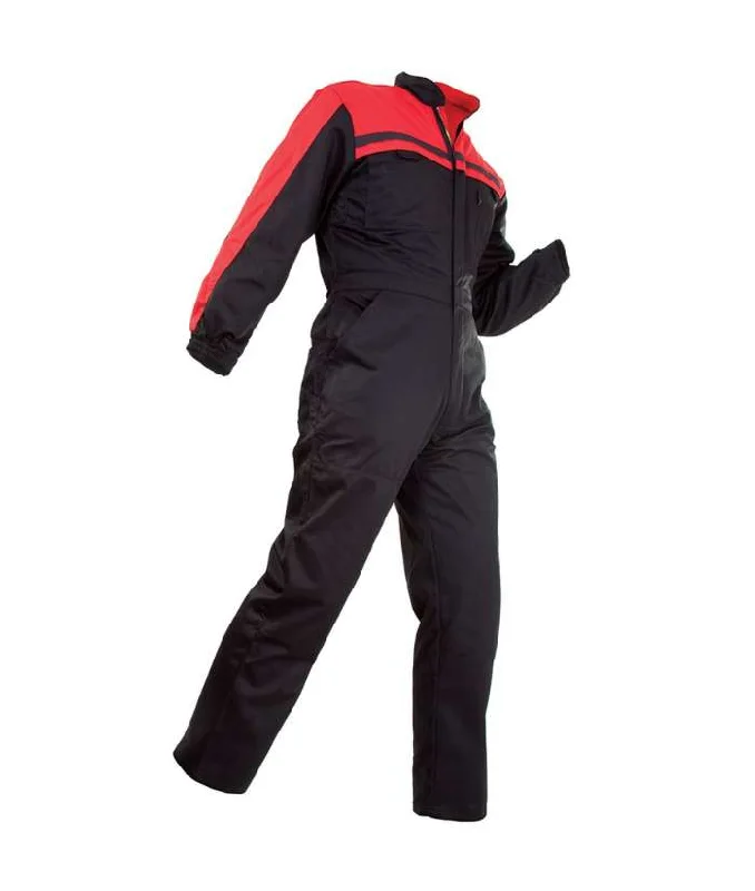 Workzone Euro Polycotton Zip Overall Button-Front Denim Overalls