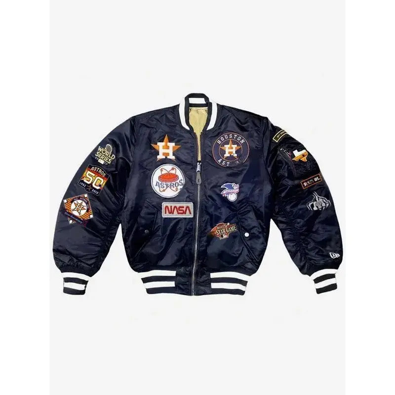 World Series Kate Upton  Bomber Jacket Bold Graphic Bomber