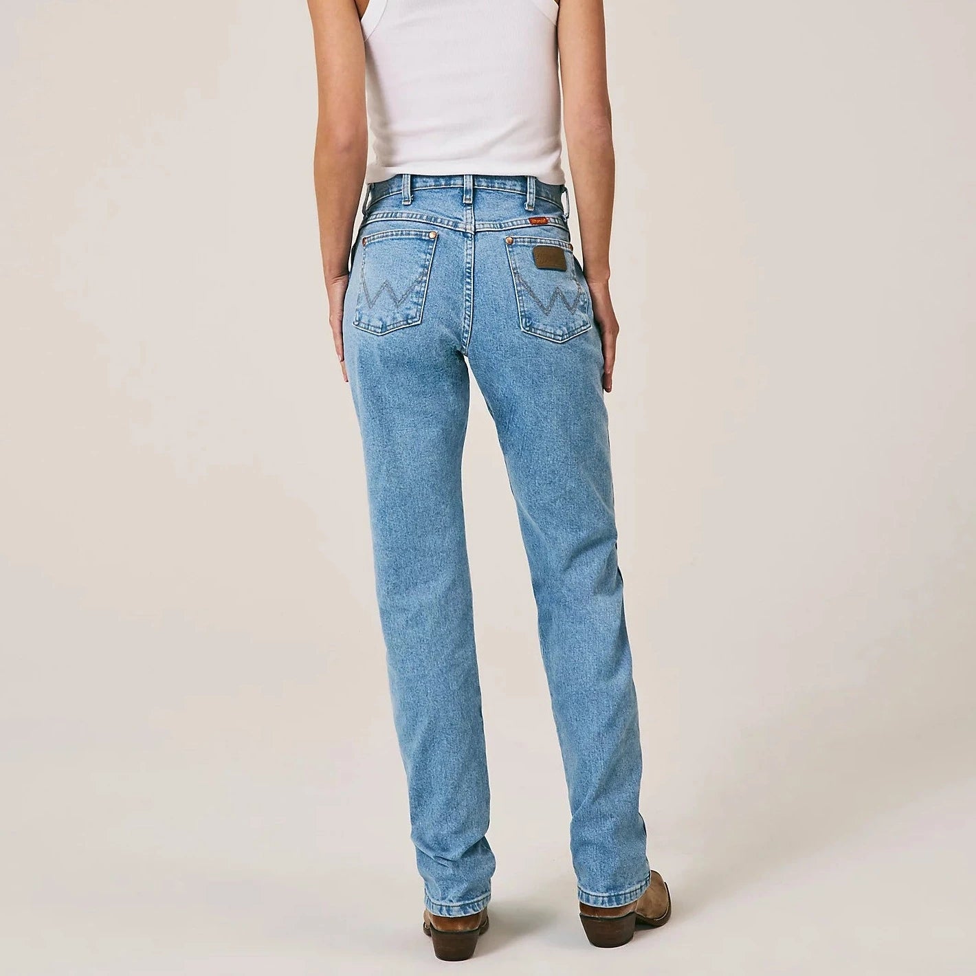 Wrangler Women's Original Cowboy Cut Slim Fit Jean in Antique Wash Vintage Corduroy Jumpsuit