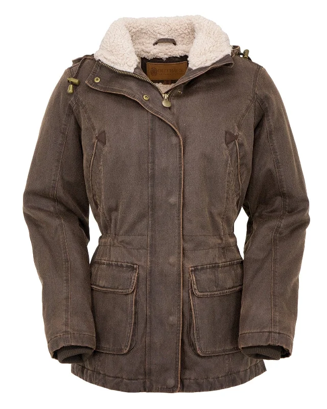 Women’s Woodbury Jacket Notch Collar Peter Pan Collar Cowl Neck