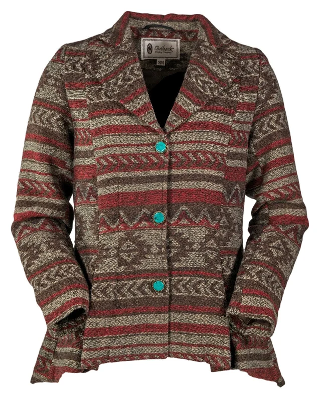Women’s Blaire Jacket Tiered Jacket Buttoned Jacket Zippered Jacket