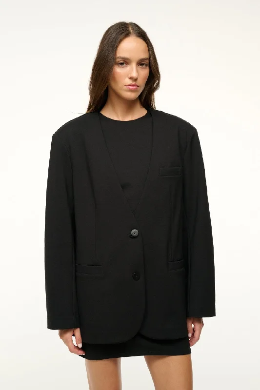 BLAKE BLAZER | BLACK Striped Jacket Polka Dot Jacket Floral Jacket