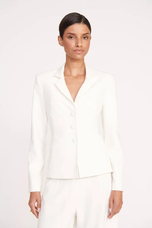 CARSON BLAZER | IVORY Fitted Jacket Loose Jacket Oversized Jacket