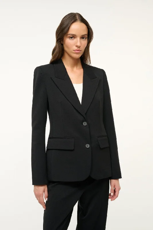 LEXINGTON BLAZER | BLACK Lace Jacket Ribbed Jacket Sequined Jacket