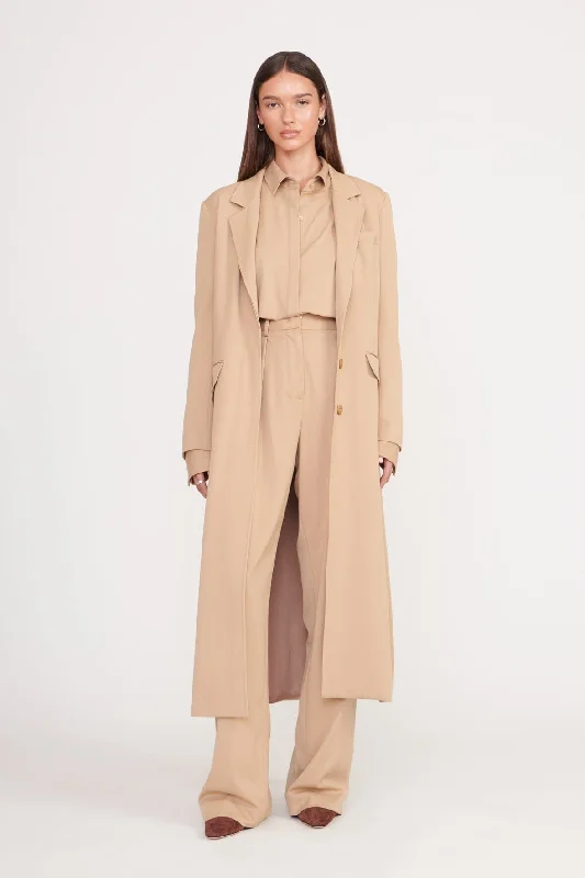 RALPH COAT | CAMEL Zippered Jacket Buttoned Jacket Snapped Jacket