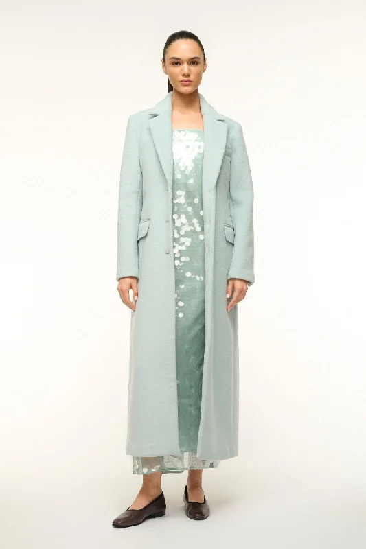 SANZA COAT | MIST Faux Fur Fabric Real Fur Fabric Shearling Fabric