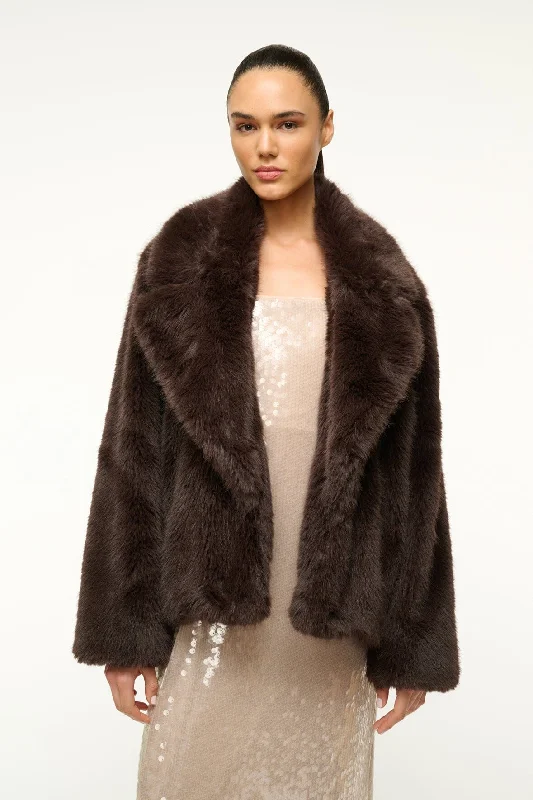 SOPRANO JACKET | ESPRESSO Wool Fabric Cashmere Fabric Tweed Fabric