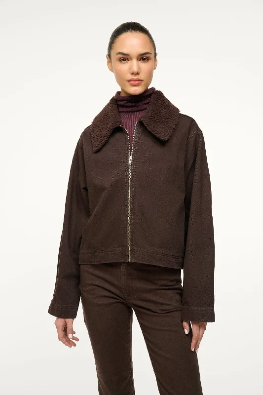 STAUD + WRANGLER THE MINIMAL JACKET | EARTH Bomber Jacket Anorak Windbreaker