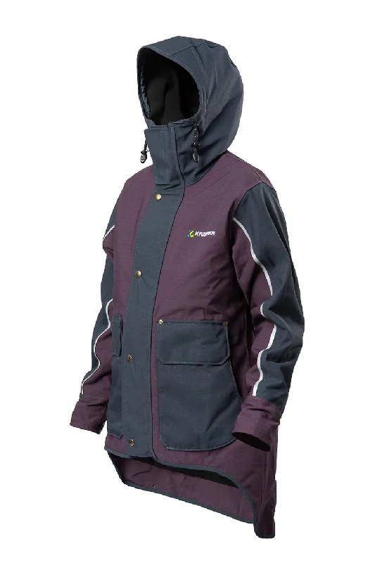 Stormforce Lady of the Land Winter Jacket Notch Collar Peter Pan Collar Cowl Neck