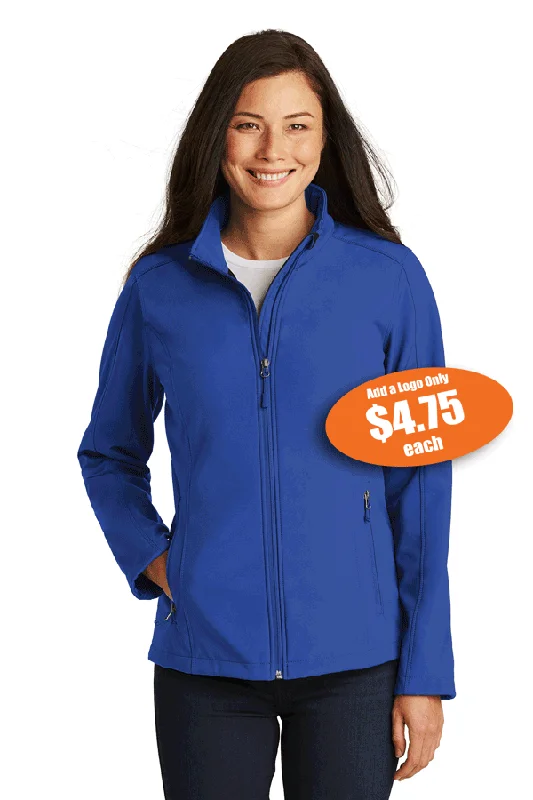 Ladies Port Authority® Core Soft Shell Jacket High-Collar Puffer Coat