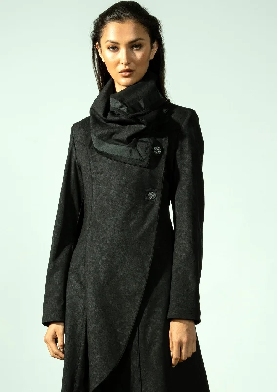 Alexandria Coat - Industrial Longline Wool Coat