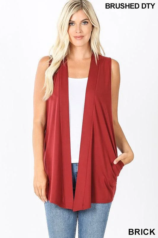 Ava Cardigan Vest Classic Trench Coat
