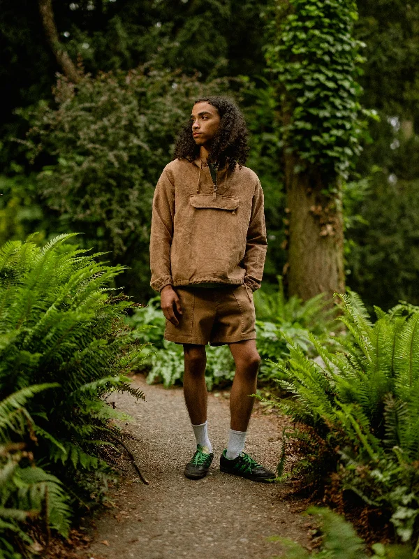 Coyote Shoreline Anorak Jacket Double-Breasted Trench