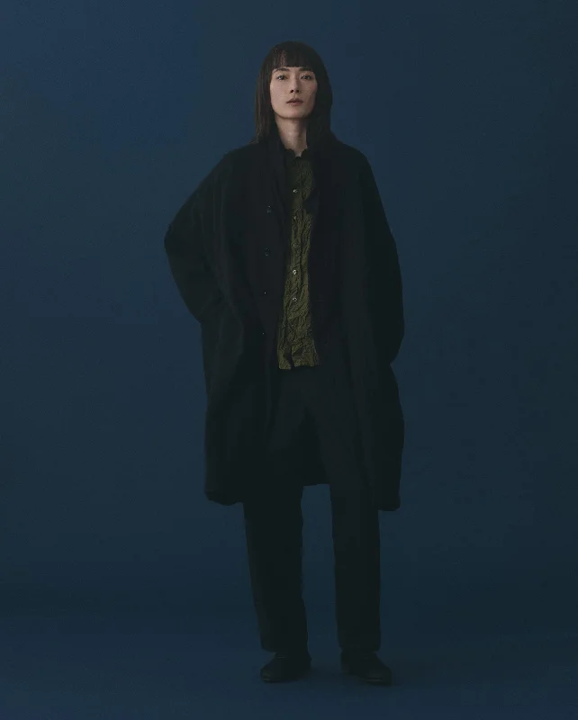 DUSTER COAT / CHARCOAL Modern Asymmetric Coat
