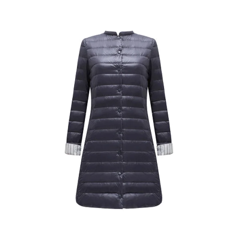 Duck Down Long Jacket Ultra-Soft Sherpa Vest