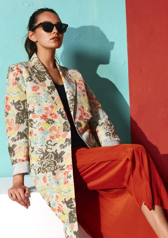 Galetta Coat Draped Longline Jacket