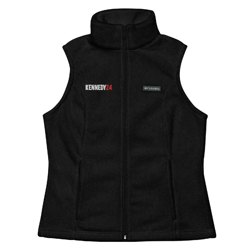 Kennedy 24 Women’s Columbia Fleece Vest Fur-Lined Aviator Coat