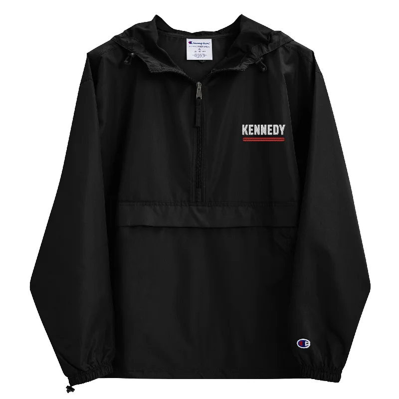 Kennedy Classic Embroidered Champion Packable Jacket Sleeveless Puffer Vest