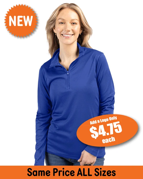 Ladies Clique Spin Eco Performance Half Zip Pullover Fashionable Blazer Coat