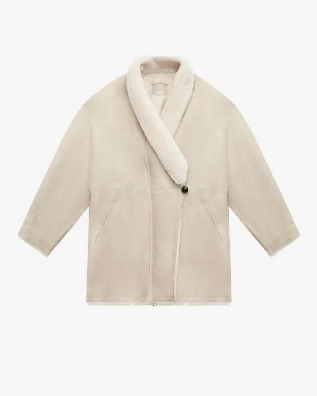 Elanore coat Drape Front Waterfall Coat