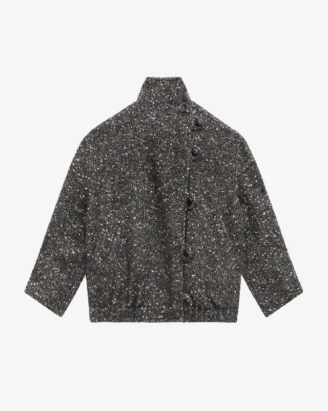 Hanis coat Ruched Sleeve Blazer
