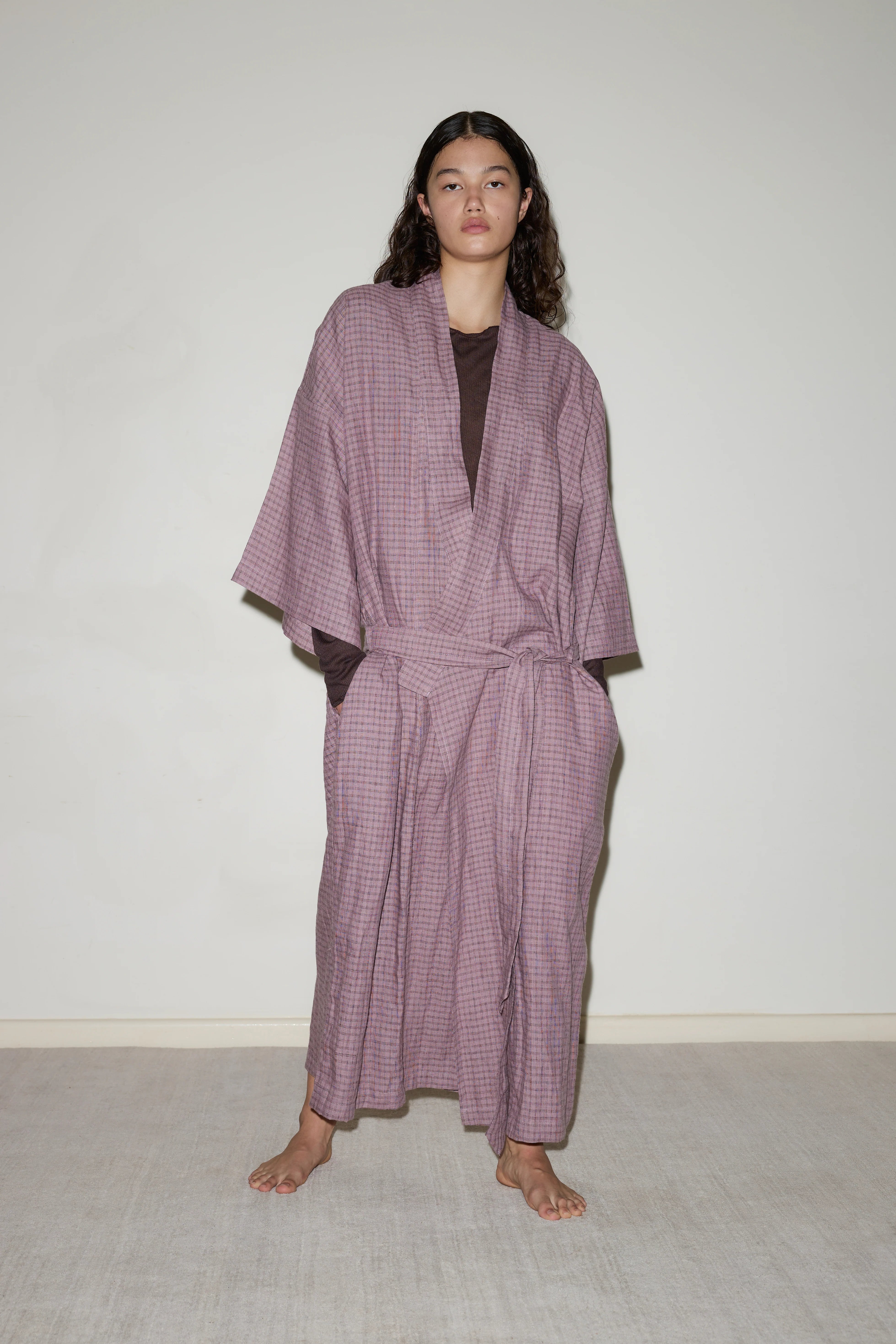 02 ROBE - MUSK CHECK Cropped Tweed Jacket