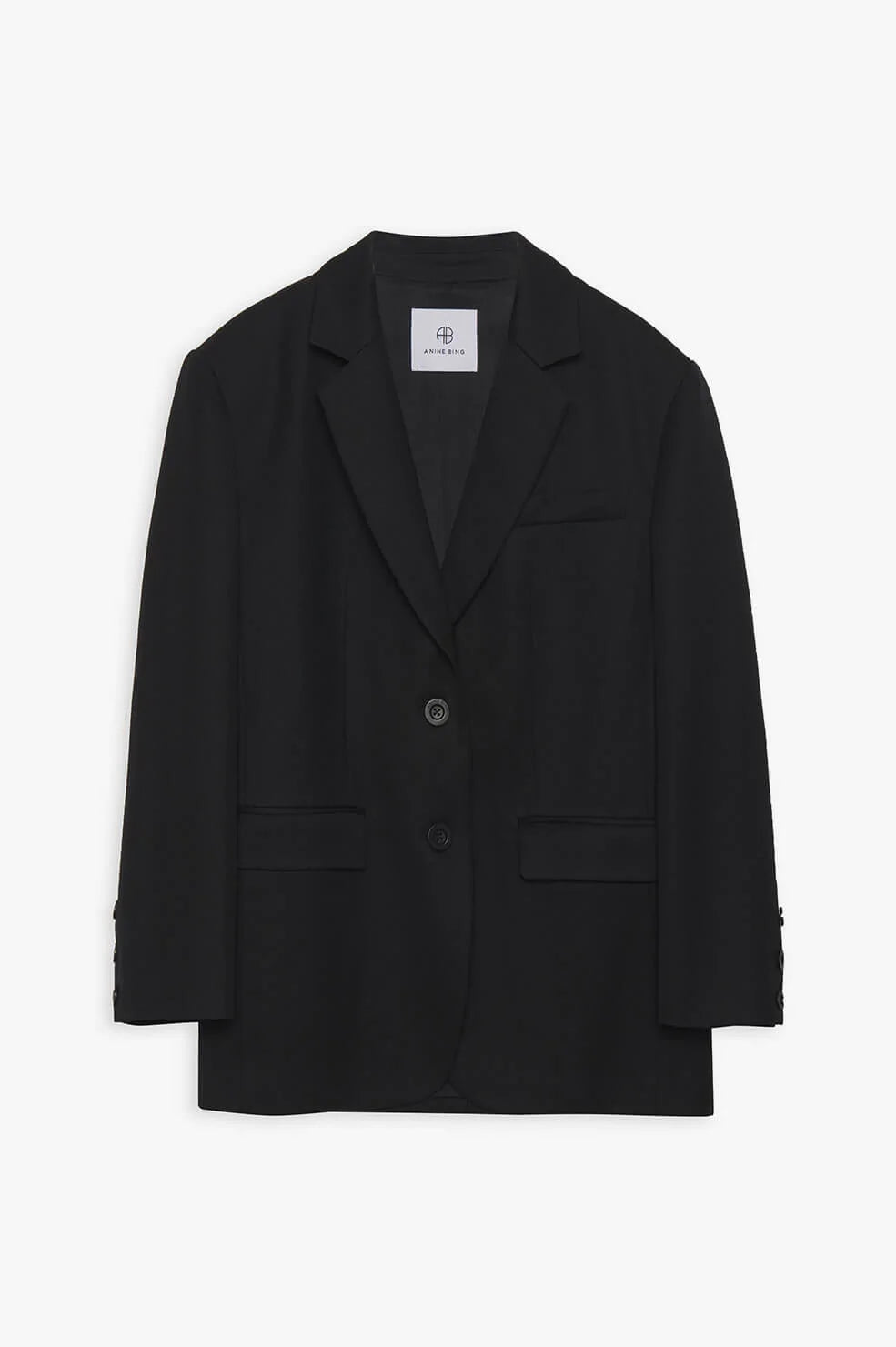 CLASSIC BLAZER - BLACK Checkered Wool Shacket