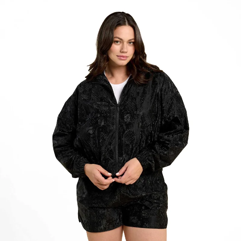 Retro Windbreaker | Black Casual Denim Jacket