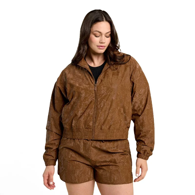 Retro Windbreaker | Chocolate Plaid Checkered Coat