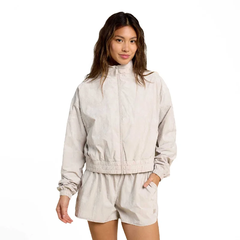 Retro Windbreaker | Pebble Minimalist Wool Duster