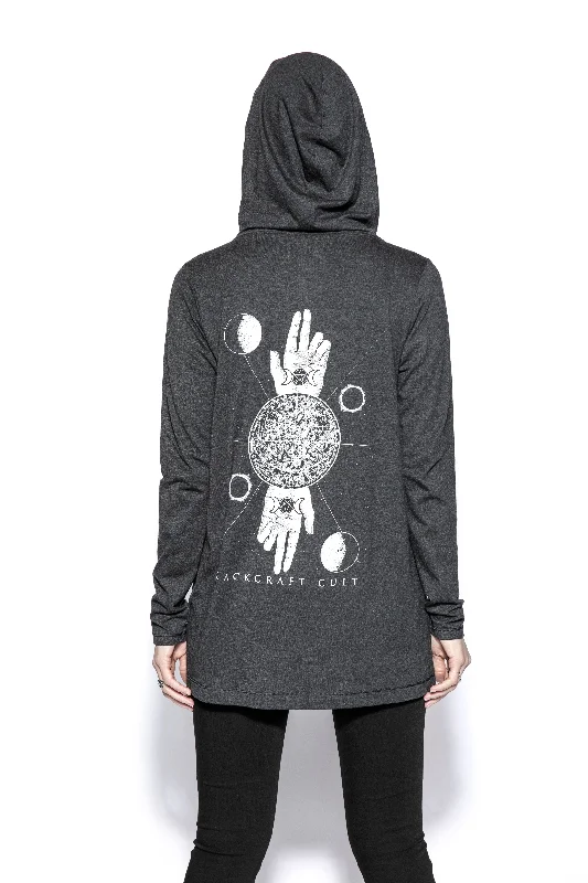 Two Finger Salute - Cardigan Fur-Trimmed Winter Coat