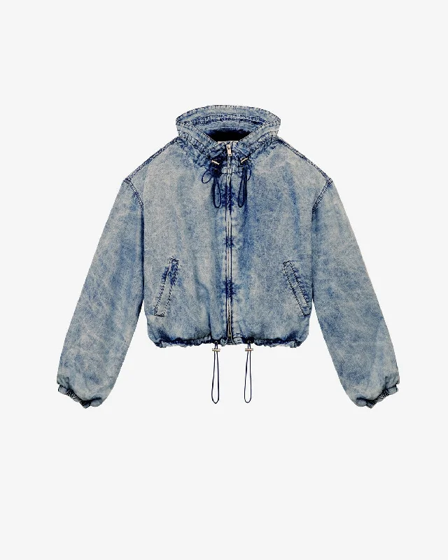 Plume jacket Hooded Raincoat Women